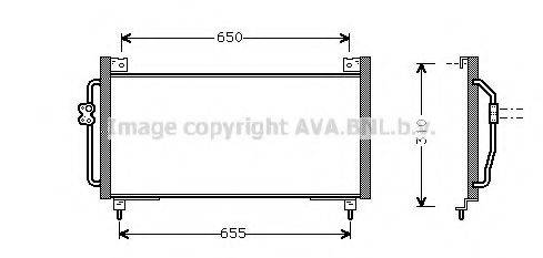 AVA QUALITY COOLING SU5038 Конденсатор, кондиціонер