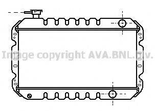 AVA QUALITY COOLING SZ2008 Радіатор, охолодження двигуна