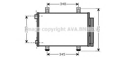 AVA QUALITY COOLING SZ5116D Конденсатор, кондиціонер