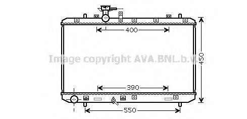 AVA QUALITY COOLING SZA2084 Радіатор, охолодження двигуна