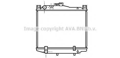 AVA QUALITY COOLING TO2028 Радіатор, охолодження двигуна