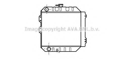 AVA QUALITY COOLING TO2046 Радіатор, охолодження двигуна