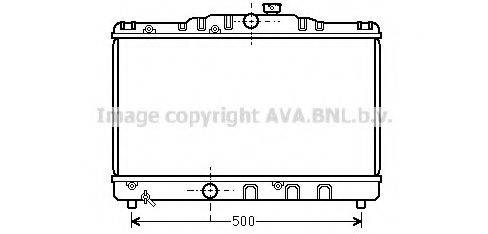 AVA QUALITY COOLING TO2115 Радіатор, охолодження двигуна