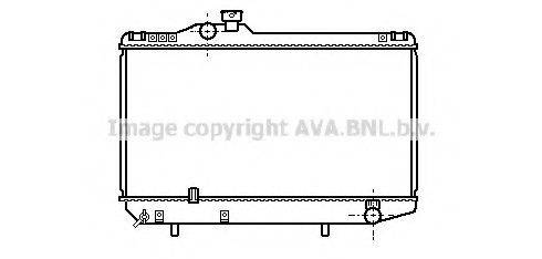 AVA QUALITY COOLING TO2152 Радіатор, охолодження двигуна