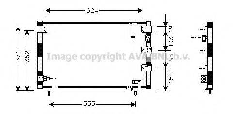 AVA QUALITY COOLING TO5262 Конденсатор, кондиціонер