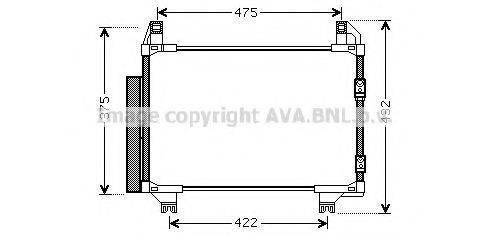 AVA QUALITY COOLING TO5413D Конденсатор, кондиціонер