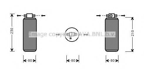 AVA QUALITY COOLING UVD031 Осушувач, кондиціонер