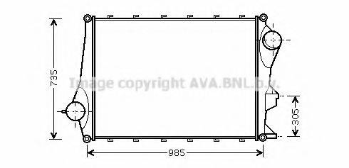 AVA QUALITY COOLING VL4043 Інтеркулер