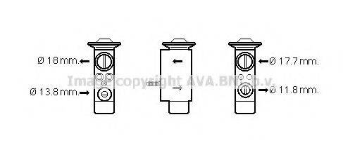 AVA QUALITY COOLING VO1162 Розширювальний клапан, кондиціонер