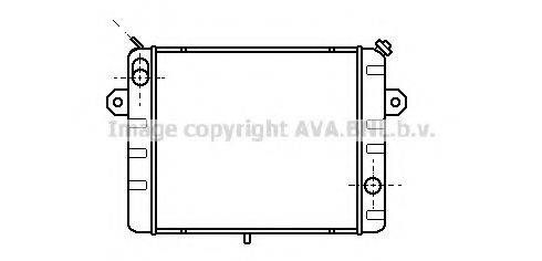 AVA QUALITY COOLING VO2001 Радіатор, охолодження двигуна