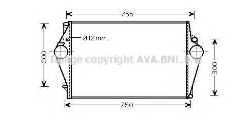 AVA QUALITY COOLING VO4137 Інтеркулер