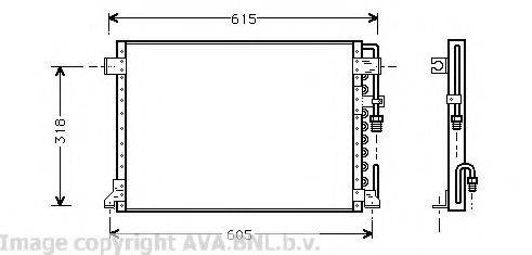 AVA QUALITY COOLING VO5071 Конденсатор, кондиціонер