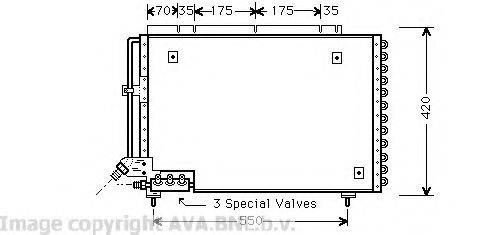 AVA QUALITY COOLING VO5082 Конденсатор, кондиціонер