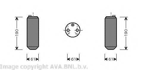 AVA QUALITY COOLING VOD108 Осушувач, кондиціонер