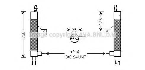 AVA QUALITY COOLING VOD146 Осушувач, кондиціонер