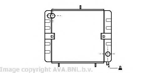 AVA QUALITY COOLING VW2031 Радіатор, охолодження двигуна