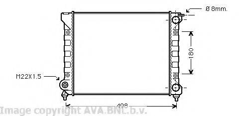 AVA QUALITY COOLING VW2047 Радіатор, охолодження двигуна