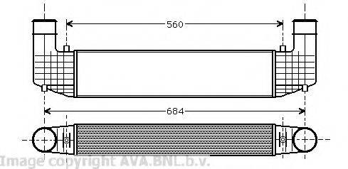 AVA QUALITY COOLING VW4157 Інтеркулер