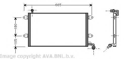 AVA QUALITY COOLING VW5137 Конденсатор, кондиціонер