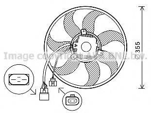 AVA QUALITY COOLING VW7534 Вентилятор, охолодження двигуна