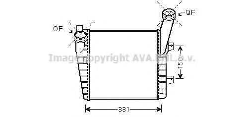 AVA QUALITY COOLING VWA4263 Інтеркулер