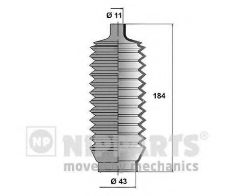 NIPPARTS J2845000 Комплект пильника, рульове керування