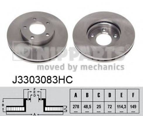 NIPPARTS J3303083HC гальмівний диск