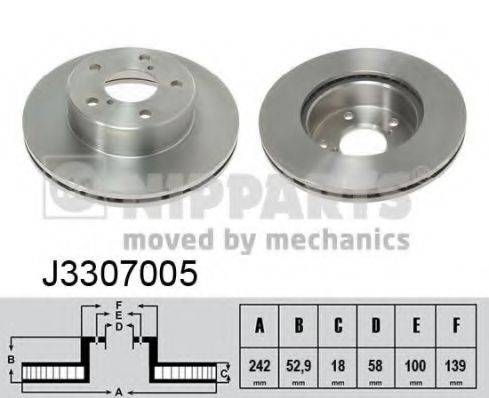 NIPPARTS J3307005 гальмівний диск