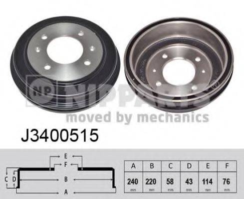 NIPPARTS J3400515 Гальмівний барабан