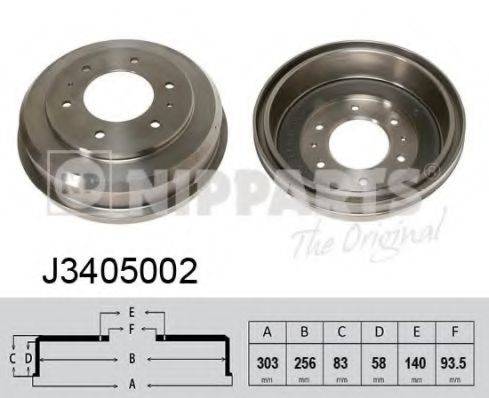 NIPPARTS J3405002 Гальмівний барабан