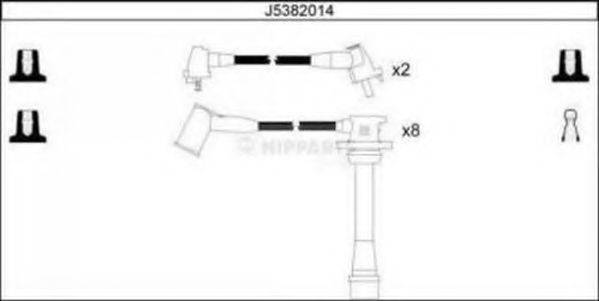 NIPPARTS J5382014 Комплект дротів запалювання