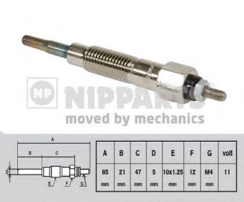 NIPPARTS J5711025 Свічка розжарювання