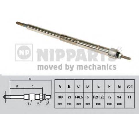 NIPPARTS J5711026 Свічка розжарювання