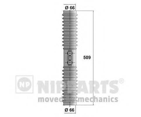 NIPPARTS N2840906 Комплект пильника, рульове керування