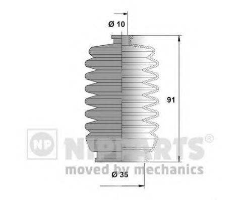 NIPPARTS N2846013 Комплект пильника, рульове керування