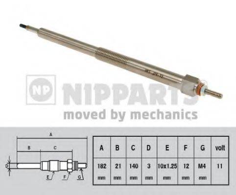 NIPPARTS N5711034 Свічка розжарювання