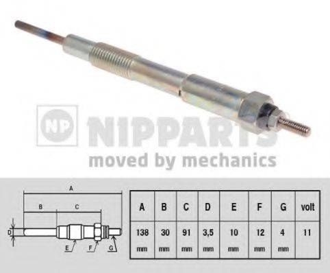 NIPPARTS N5713016 Свічка розжарювання