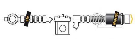 MGA F6038 Гальмівний шланг