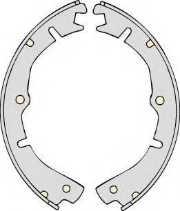 MGA M573 Комплект гальмівних колодок
