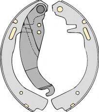 MGA M576 Комплект гальмівних колодок