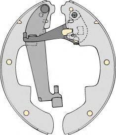 MGA M605 Комплект гальмівних колодок