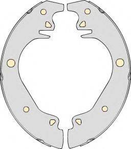 MGA K606713 Комплект гальм, барабанний гальмівний механізм