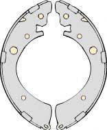 MGA M670 Комплект гальмівних колодок