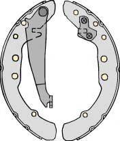 MGA M677 Комплект гальмівних колодок