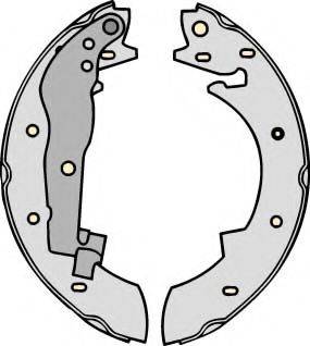 MGA M725 Комплект гальмівних колодок