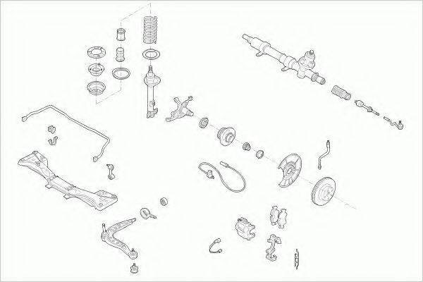 ZF PARTS BMW3COMFZ002 Рульове управління; Підвіска колеса