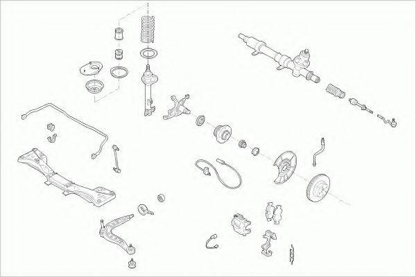 ZF PARTS BMW3CABFZ002 Рульове управління; Підвіска колеса