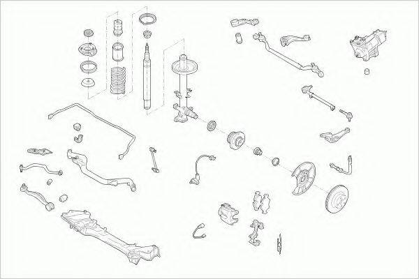 ZF PARTS BMW5FZ002 Рульове управління; Підвіска колеса