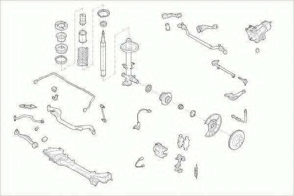 ZF PARTS BMW5TOUFZ002 Рульове управління; Підвіска колеса