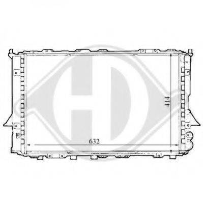 DIEDERICHS 8101144 Радіатор, охолодження двигуна